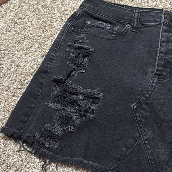 American Eagle Outfitters Black Mini Pencil Skirt - Picture 2 of 7